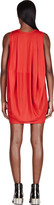 Thumbnail for your product : Alexander McQueen Red Draped Knit Dress