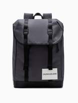 Thumbnail for your product : Calvin Klein embossed logo drawstring flap backpack