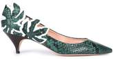 Thumbnail for your product : Rochas snakeskin effect pumps
