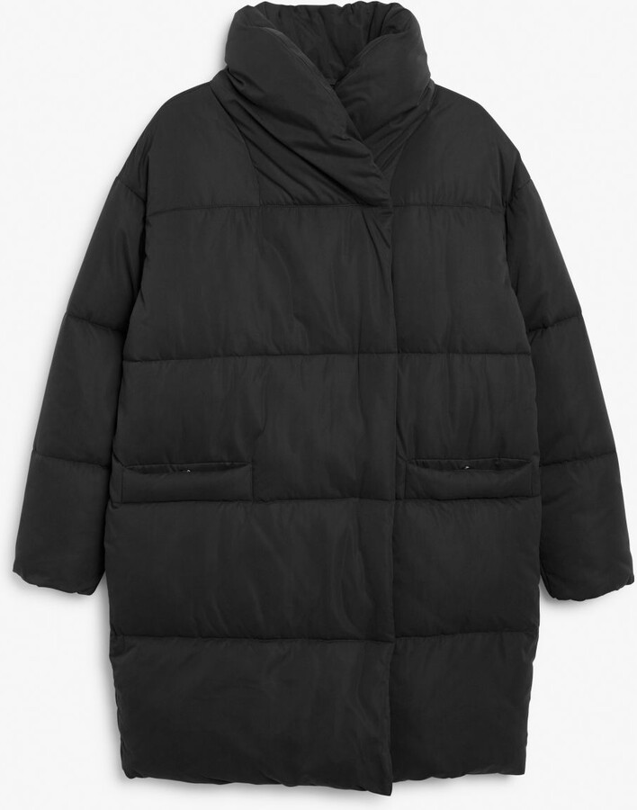 Monki Oversized puffer coat - ShopStyle