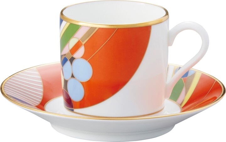 Noritake Frank Lloyd Wright March Balloons After Dinner Cup and Saucer Set of 2