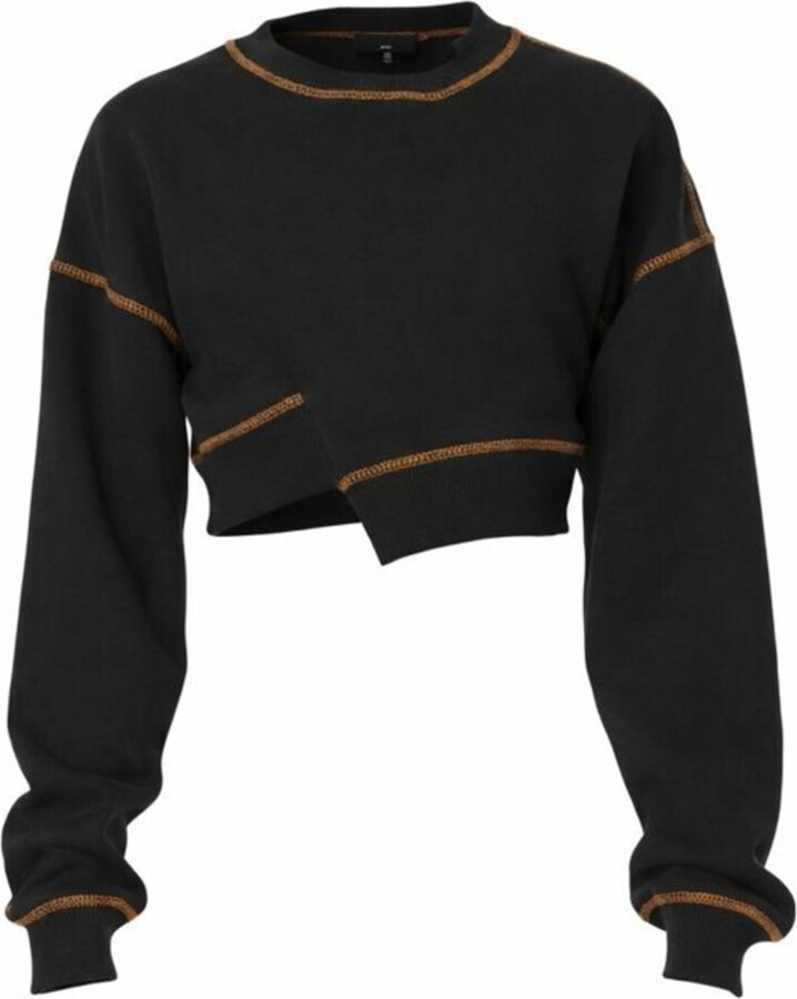 Gao Republic Black Crop Sweatshirt