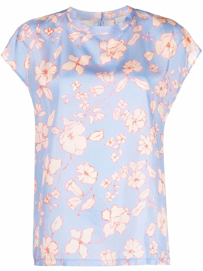Sky Blue Floral Top | Shop the world's largest collection of 