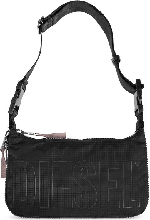 Diesel Zip-D-Zip-D Logo Printed Shoulder Bag