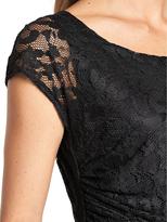 Thumbnail for your product : Savoir Ruched Side Lace Dress