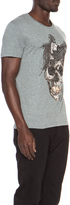 Thumbnail for your product : Alexander McQueen Feather Skull Print Cotton Tee