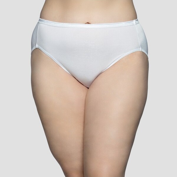Vanity Fair Women's Illumination Plus Size High-Cut Satin-Trim Brief  Underwear 13810 - ShopStyle Panties
