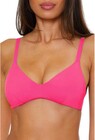 Becca Women's Audrey Reversible Swim Bikini Top Contemporary Small Punch/Coral Rose Becca Women's Audrey Reversible Swim Bikini Top Contemporary Small Punch/Coral Rose