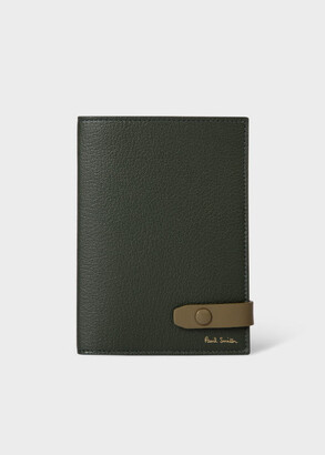 Paul Smith Dark Green Leather Passport Cover - ShopStyle Wallets & Card  Holders