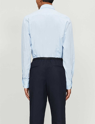 Eton Slim-fit cotton and silk-blend shirt