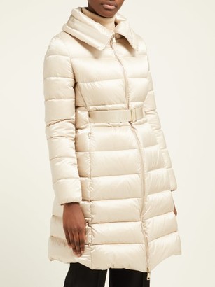 Moncler Bergeronette Quilted Down Coat - Beige