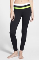 Thumbnail for your product : Love By Design Colorblock Mesh Waistband Leggings (Juniors)