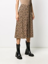 Thumbnail for your product : VIVETTA leopard print A-line skirt