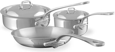 Mauviel M'COOK 5-Ply 5-Piece Cookware Set With Cast Stainless Steel Handles