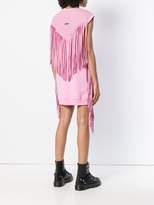 Thumbnail for your product : MSGM fringed sweatshirt dress