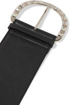 Thumbnail for your product : Valentino Garavani The Rockstud Leather Belt - Black