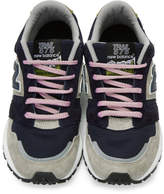 Thumbnail for your product : New Balance Grey and Navy MTL 575 Sneakers