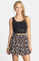 Thumbnail for your product : Soprano Woven Zip Back Skirt (Juniors)