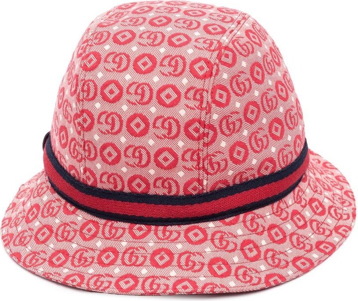 Gucci Children MonogramJacquard Bucket Hat ShopStyle Boys' Accessories