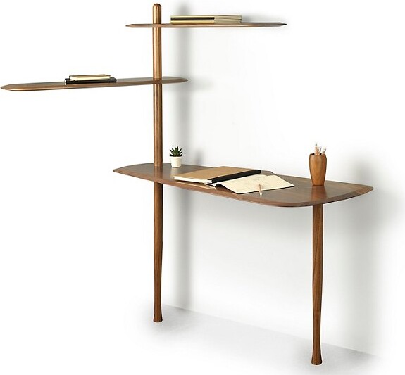 Nomon Escritorio Shelving System in Brown, Size: Small