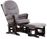 Thumbnail for your product : Dutailier Ultramotion Modern Glider and Nursing Ottoman in Espresso/Dark Grey