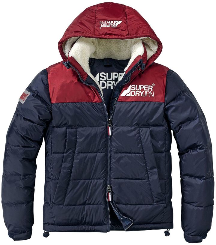 Superdry Jacke Mountain Mark Sherpa Coat, wattiert, Retro-Look - ShopStyle  Outerwear