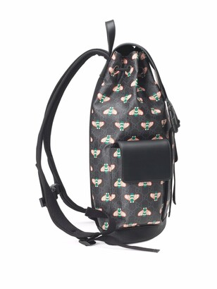 Gucci GG Supreme Small Bee Backpack - ShopStyle