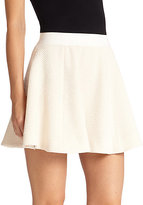 Thumbnail for your product : Elizabeth and James Alanis Textured Flared Mini Skirt