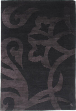 Odegard Carpets Niagara Iv Hand-Knotted Area Rug in Onyx