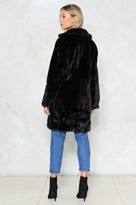 Nasty Gal Lose Touch Faux Fur Jacket