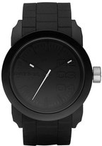 Thumbnail for your product : Diesel 'Double Down' Round Silicone Strap Watch, 44mm