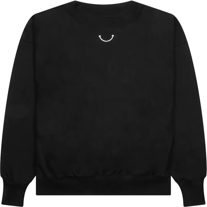 Readymade Long Sleeve Flame Print Hoodie ShopStyle