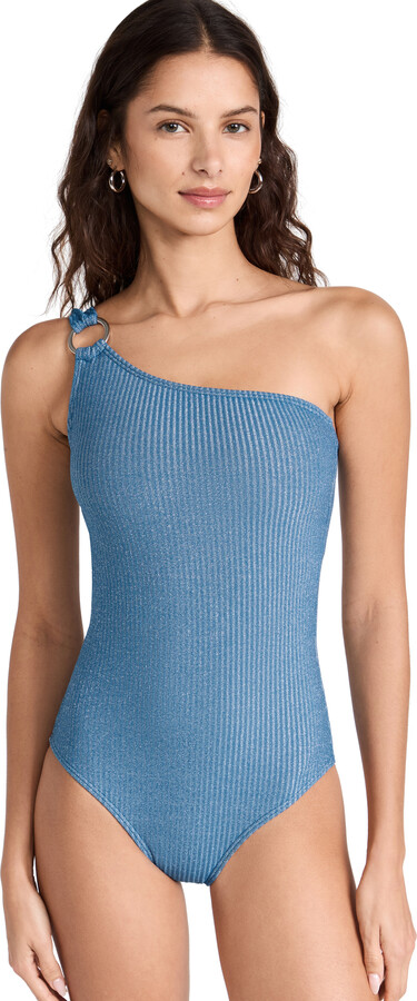 Shoshanna Ring One Shoulder One Piece