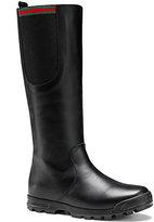 Thumbnail for your product : Gucci Kid's Signature Web Leather Boots
