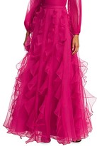 Thumbnail for your product : Flor Et. Al Vera Cruz Ruffled Ball Gown Skirt