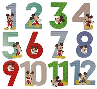 Disney Baby Girls Character Milestone Belly Stickers Set 