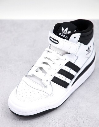 sneakers Mid adidas Forum white ShopStyle black and in -