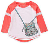 Thumbnail for your product : Jessica Simpson 2T-6X Blaire Chain Purse Tee