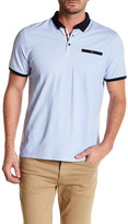 Thumbnail for your product : English Laundry Gingham Short Sleeve Polo