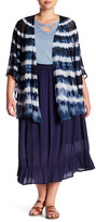 Thumbnail for your product : Bobeau Tie-Dye Kimono (Plus Size)