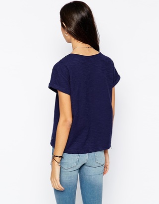 Lee Jeans Emma T-Shirt With Printed Neck