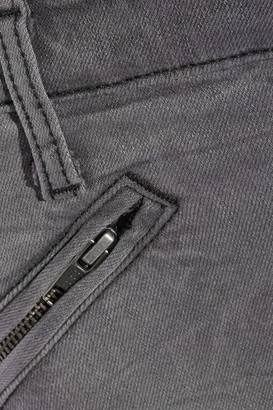 Current/Elliott The Silverlake Zip Mid-Rise Skinny Jeans