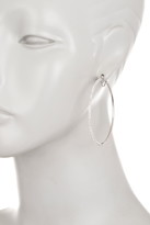 Thumbnail for your product : Candela Sterling Silver Pave Swarovski Crystal 60mm Hoop Earrings