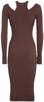 Thumbnail for your product : ANDREADAMO Double Layer Viscose Blend Midi Dress