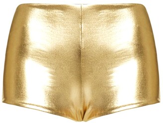 a gold shorts