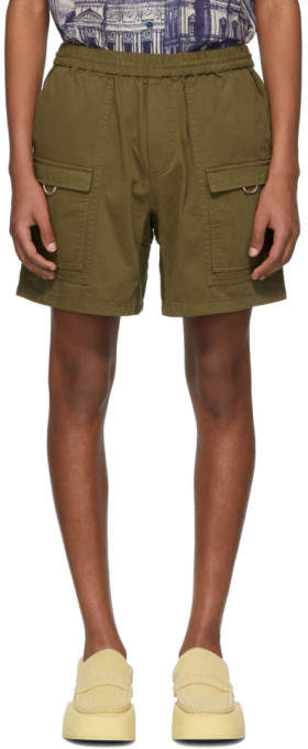 acne studios rosso shorts