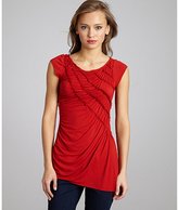 Thumbnail for your product : Bailey 44 tamale jersey shirred asymmetrical top