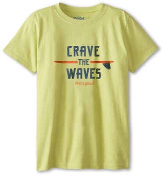 Life is Good Crave The Waves Easy Tee (Little Kids/Big Kids)