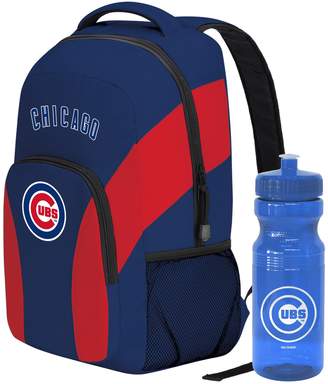 Chicago Cubs Draft Day Backpack with 24-Ounce Pull-Cap Water Bottle by Northwest