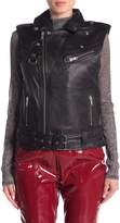 Thumbnail for your product : LPA Leather Moto Vest